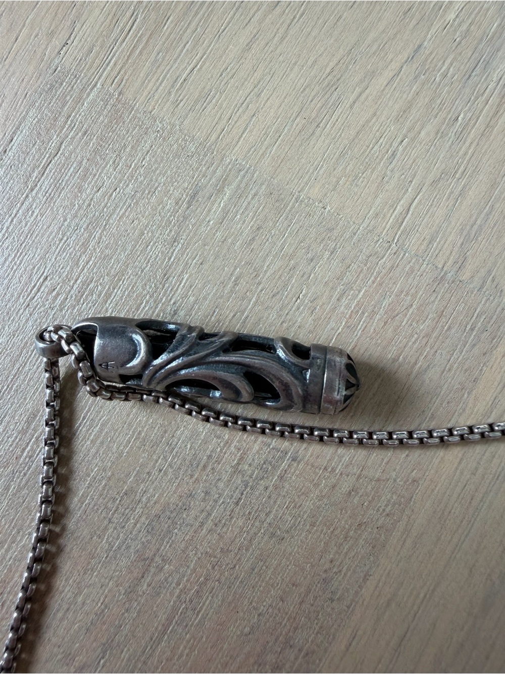Alex and Ani Silver 925 Box Chain Necklace - Picture 7 of 7